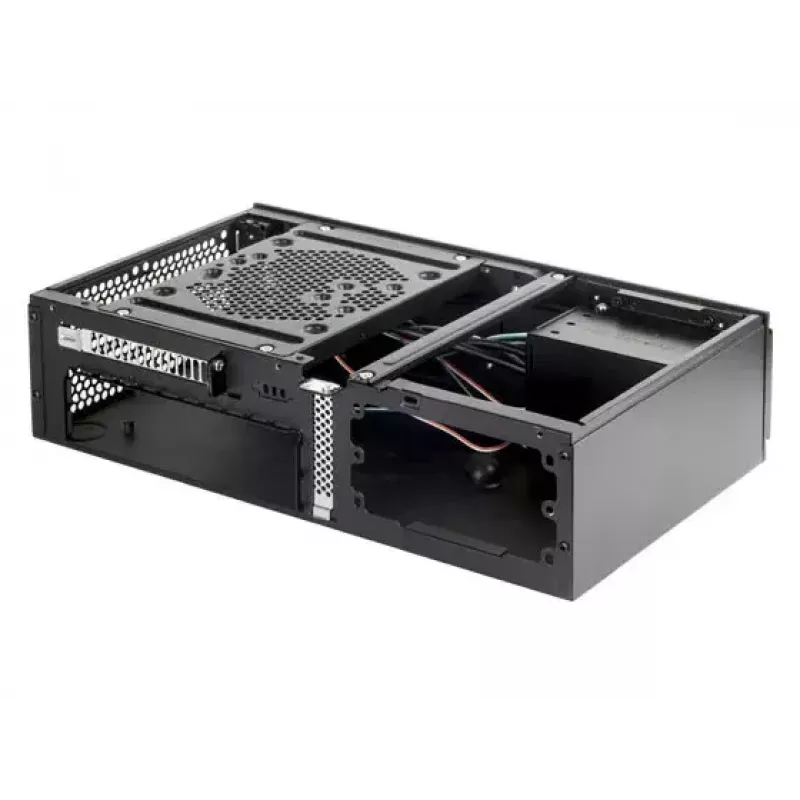PC korpusas SilverStone SST-ML06B Mini-ITX juodas