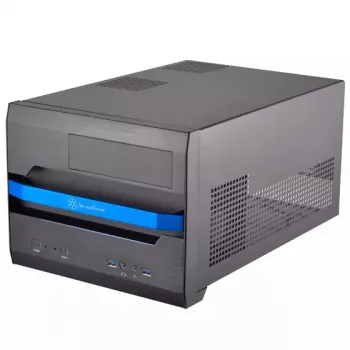 PC korpusas Silverstone Sugo SG12 Desktop juodas