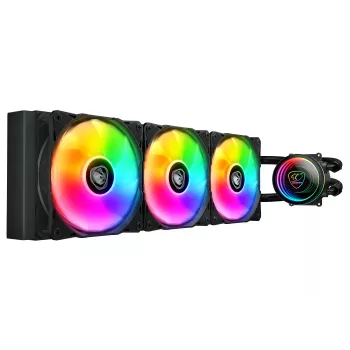 Skysčio aušintuvas COUGAR Gaming CGR-PSDELRGB-B-360 12 cm Juodas