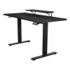 COUGAR E-Star 140 elektrinis žaidimų stalas, juodas (1400x600x720-1170mm)