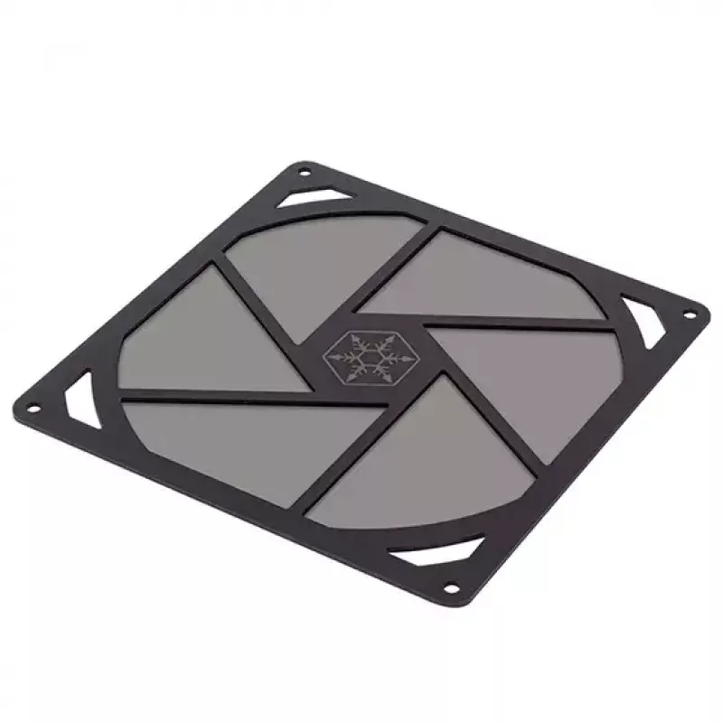 Oro filtro tinklelis Silverstone SST-FF181B nailonas PVC juodas 180mm
