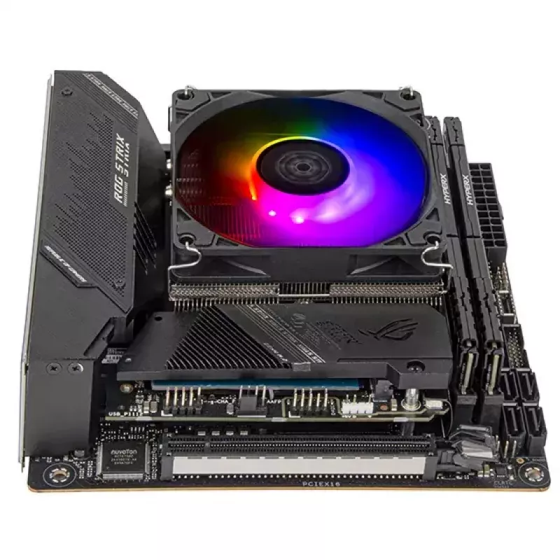 Aušintuvas Silverstone Hydrogon H90 ARGB 9,2 cm juodas 500-2600 RPM