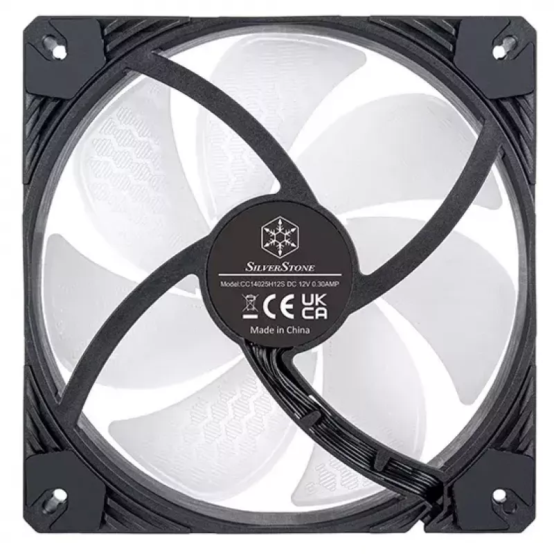Ventiliatorius Silverstone SST-SF140B-ARGB 14 cm 2200 RPM juodas