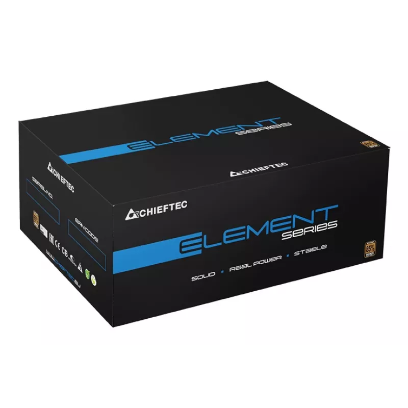 Maitinimo blokas Chieftec ELP-700S 700 W 20+4 pin ATX PS/2 Juodas