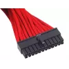 Prailginimo kabelis ATX 24 kontaktų SilverStone SST-PP07-MBR 0,3 m raudonas