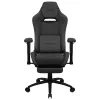 Aerocool ROYALASHBK Premium ergonominė žaidimų kėdė su kojų atrama, AeroWeave technologija, juoda