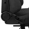 Aerocool ROYALASHBK Premium ergonominė žaidimų kėdė su kojų atrama, AeroWeave technologija, juoda