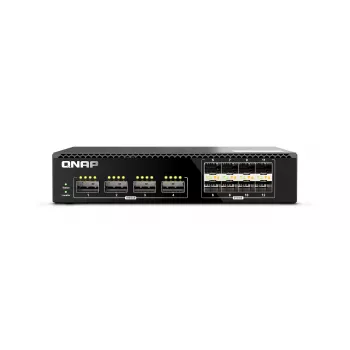 QNAP QSW-M7308R-4X tinklo jungiklis, valdomas L3, 1U, juodas