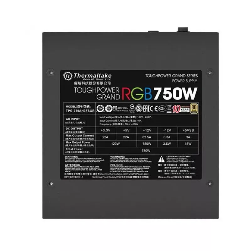 Maitinimo blokas Thermaltake Toughpower Grand RGB 750W