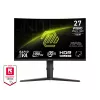 Monitorius MSI MAG 275CQPFDE 68,6 cm (27 colių) 2560 x 1440 pikselių Wide Quad HD LCD juodas