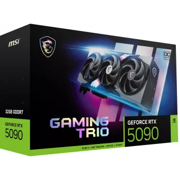 Vaizdo plokštė MSI GeForce RTX 5090 32 GB GDDR7, 512 bitų, PCIe 5.0, 3x DP 2.1a + HDMI 2.1b, 575 W, 359×149×70 mm