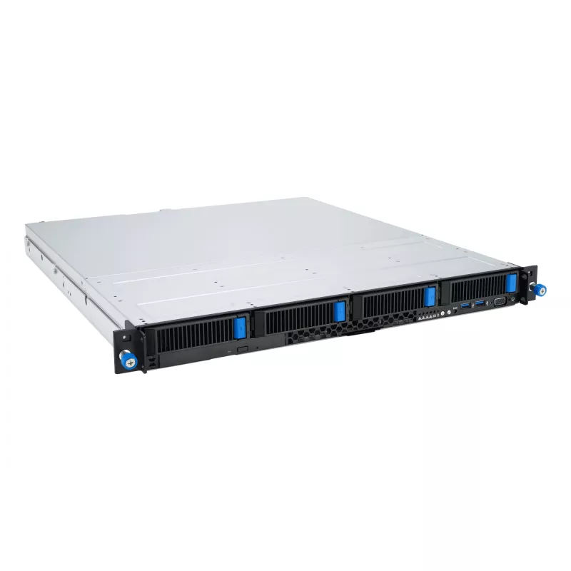 ASUS RS300-E12-PS4 Intel C262 LGA 1700 1U stovo serveris sidabrinis