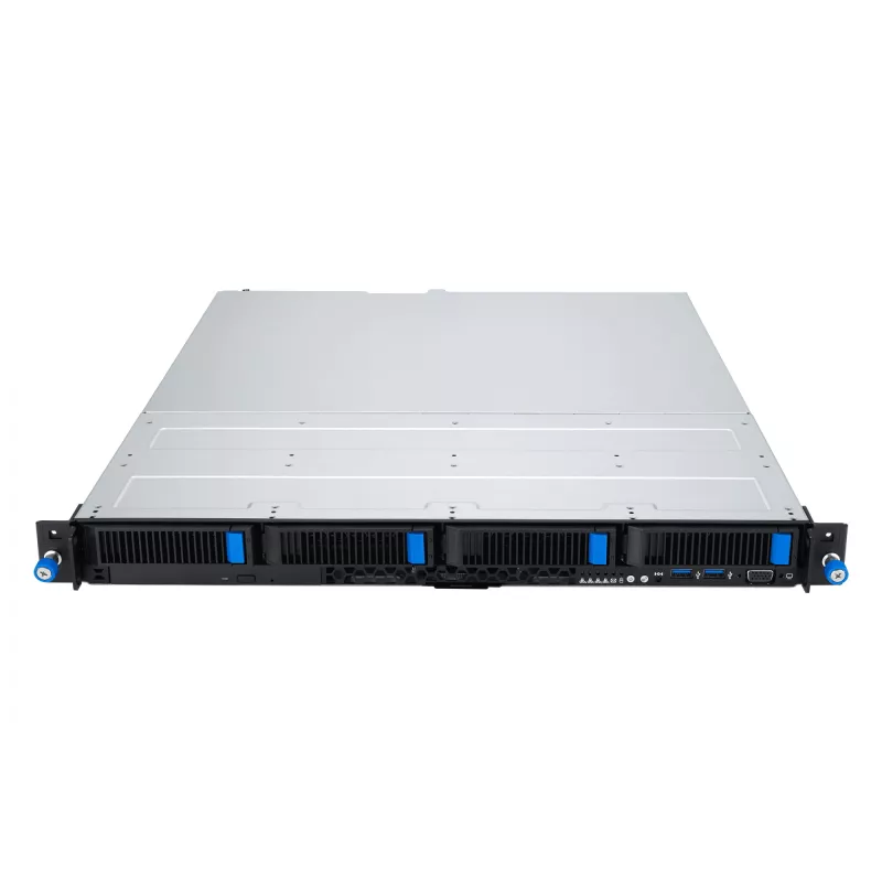 ASUS RS300-E12-PS4 Intel C262 LGA 1700 1U stovo serveris sidabrinis