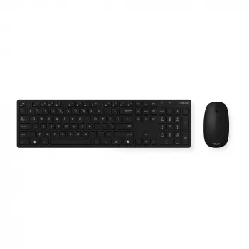 Belaidė klaviatūra ASUS W5000 su pele, juoda, RF 2.4 GHz