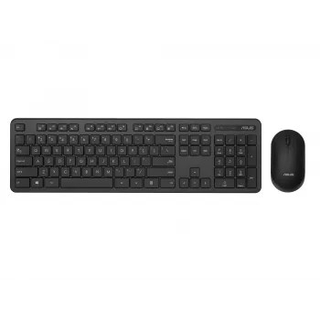 Belaidis klaviatūros ir pelės rinkinys ASUS CW100, RF 2,4 GHz, juodas