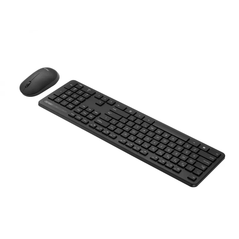 Belaidis klaviatūros ir pelės rinkinys ASUS CW100, RF 2,4 GHz, juodas