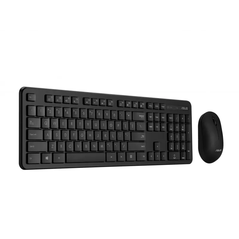 Belaidis klaviatūros ir pelės rinkinys ASUS CW100, RF 2,4 GHz, juodas