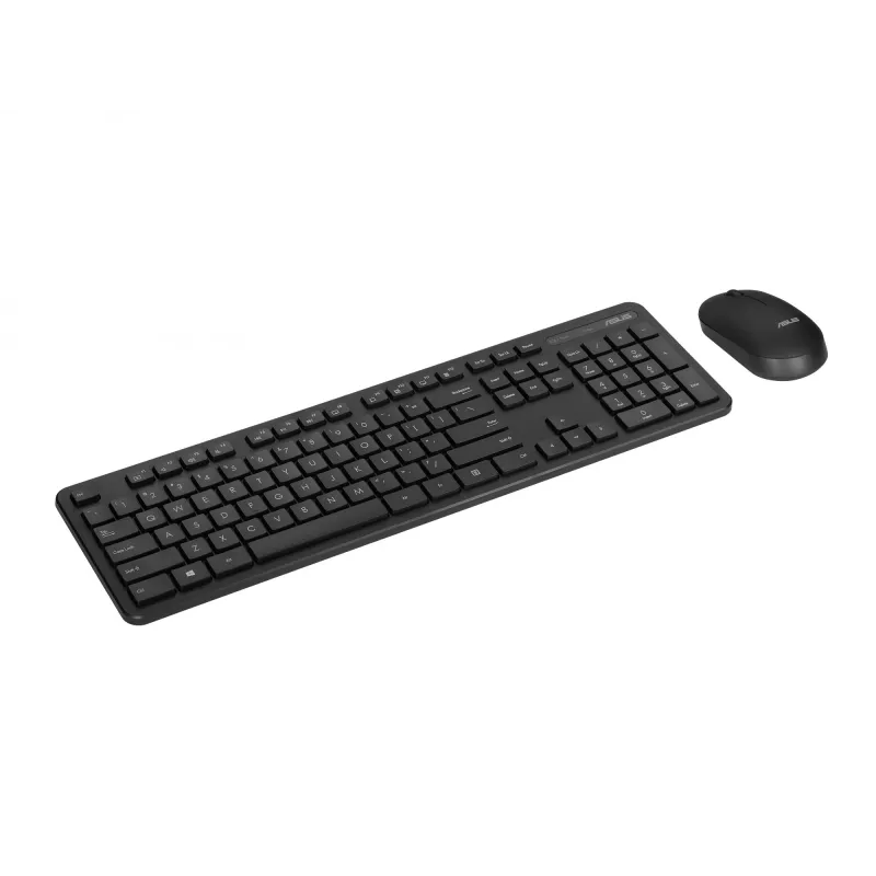 Belaidis klaviatūros ir pelės rinkinys ASUS CW100, RF 2,4 GHz, juodas