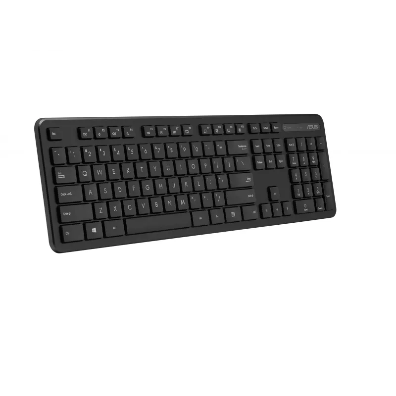 Belaidis klaviatūros ir pelės rinkinys ASUS CW100, RF 2,4 GHz, juodas