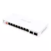 Nevaldomas Ethernet jungiklis ASUS QG-U1080 — 8 × 2.5G RJ-45 prievadai, MAC 16K, baltas, 12V