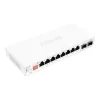 Nevaldomas Ethernet jungiklis ASUS QG-U1080 — 8 × 2.5G RJ-45 prievadai, MAC 16K, baltas, 12V