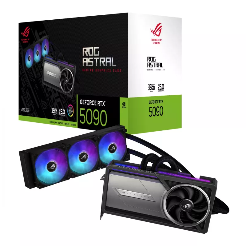 ASUS ROG Astral LC GeForce RTX 5090 32 GB GDDR7 vaizdo plokštė