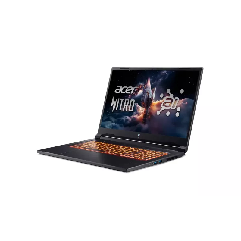 Nešiojamas kompiuteris Acer Nitro V 17 AI ANV17-41-R27Z – 17,3 colio IPS QHD 2560x1440, AMD Ryzen 7, 32 GB DDR5, 1 TB SSD, NVIDIA GeForce RTX 5060 8 GB, Windows 11 Home