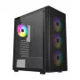 Korpusas FSP M220-BA Midi Tower mATX, ATX juodas ARGB