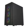 Korpusas FSP M220-BA Midi Tower mATX, ATX juodas ARGB