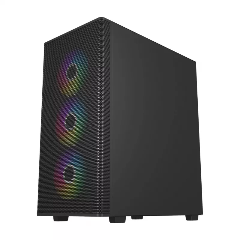 Korpusas FSP M220-BA Midi Tower mATX, ATX juodas ARGB