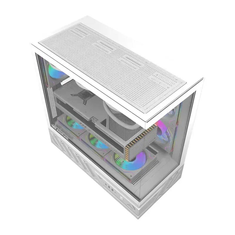 Kompiuterio korpusas DarkFlash DS950 (baltas) – vidutinio bokšo ATX dėžė