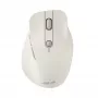 Belaidė dešiniarankė pelė ASUS MD105 MK-W – RF + Bluetooth, 2400 DPI, ratukas, baterija, smėlio spalvos