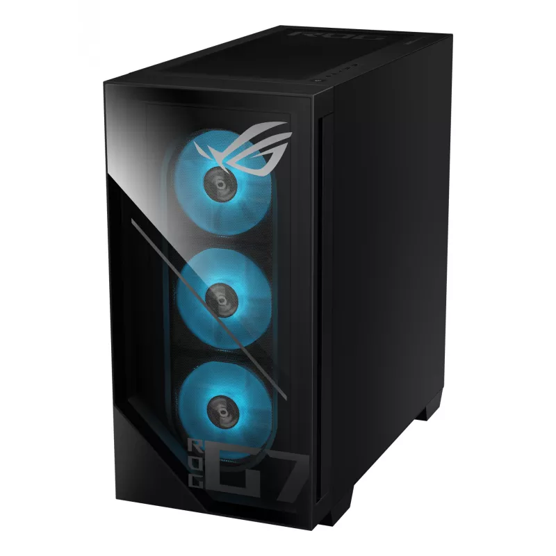 ASUS ROG G700 GM700TZ-R9800X033W AMD Ryzen™ 7 9800X3D 32 GB DDR5-SDRAM 2 TB SSD NVIDIA GeForce RTX 5080 Windows 11 Home Bokštinis kompiuteris Juodas