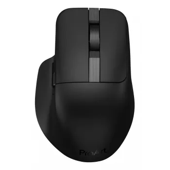 Pelė ASUS ProArt MD301 – dešinei rankai, belaidė (RF, Bluetooth, USB-A), optinė 8000 DPI, 6 mygtukai, juoda