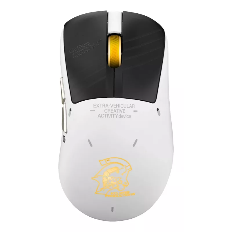 Žaidimų pelė ASUS ROG Keris II Origin-KJP, dešinei rankai, optinė 42 000 DPI, RF belaidė + Bluetooth + USB-A, 6 mygtukai, daugiaspalvė