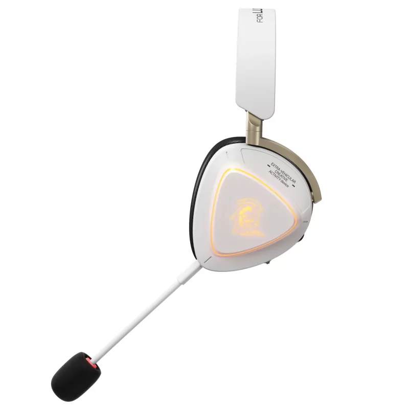 Ausinės ASUS ROG Delta II-KJP — aplink ausį, laidinės ir belaidės (Bluetooth), 20–20000 Hz, 325 g, juodos/baltos