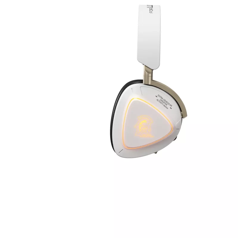 Ausinės ASUS ROG Delta II-KJP — aplink ausį, laidinės ir belaidės (Bluetooth), 20–20000 Hz, 325 g, juodos/baltos