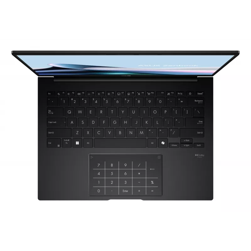 ASUS Zenbook 14 OLED UM3406GA-QD002W Copilot+ PC nešiojamas kompiuteris AMD Ryzen™ AI 5 430, 35,6 cm (14 colių) WUXGA OLED, 16 GB LPDDR5x, 1 TB SSD, Wi-Fi 6E, Windows 11 Home, juodas