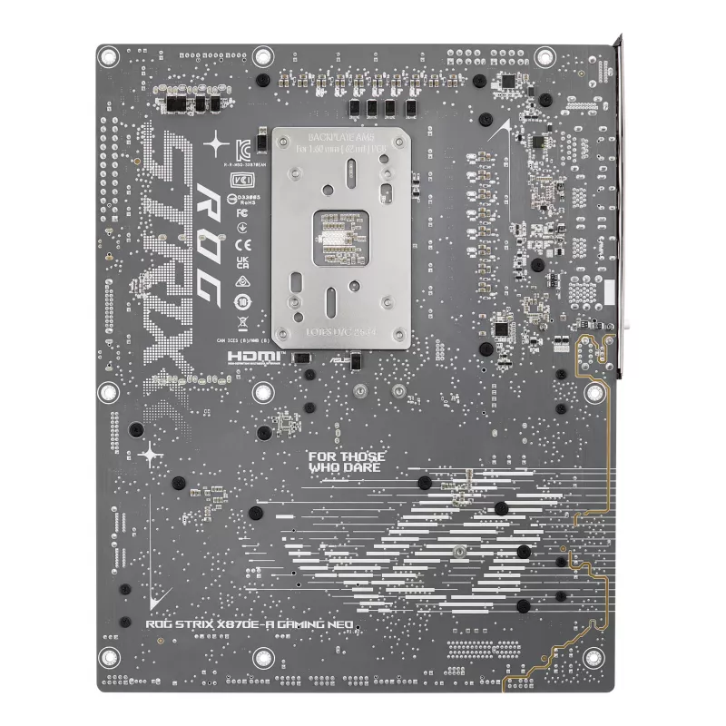 Pagrindinė plokštė ASUS ROG STRIX X870E-A GAMING WIFI7 NEO — AMD X870E, Socket AM5, ATX, DDR5, 4 DIMM, 256 GB