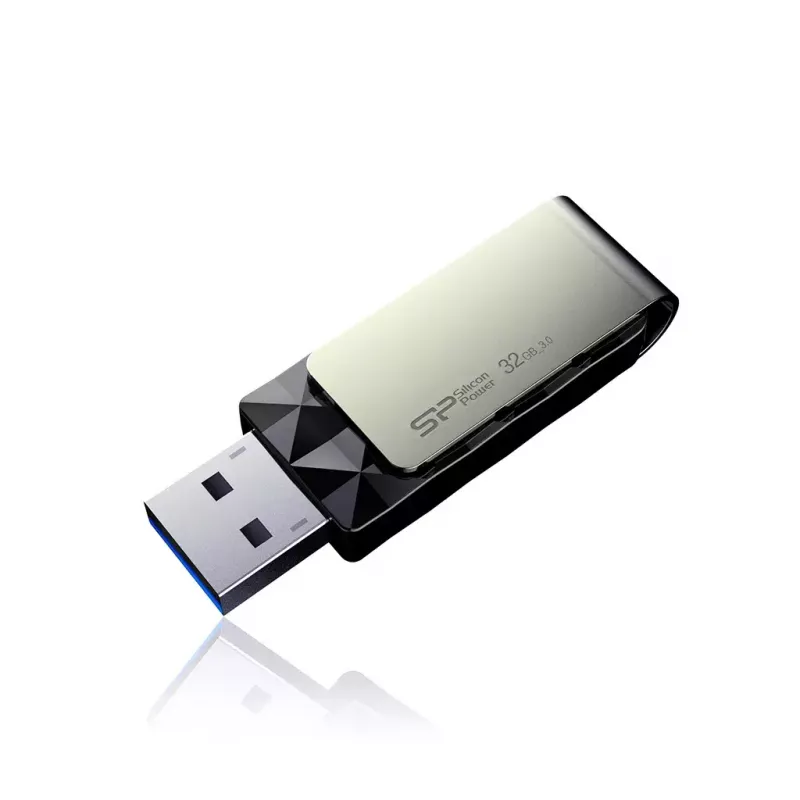 USB atmintukas Silicon Power Blaze B30 32 GB, USB Type-A 3.2 Gen 1, juodas
