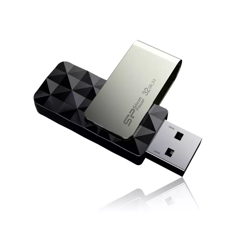 USB atmintukas Silicon Power Blaze B30 32 GB, USB Type-A 3.2 Gen 1, juodas