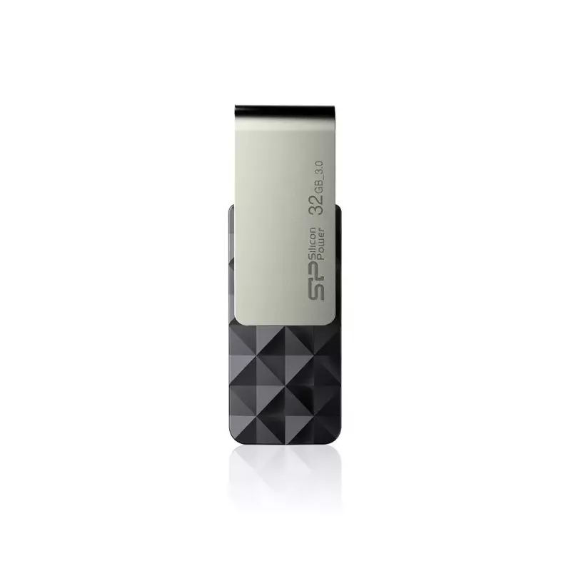 USB atmintukas Silicon Power Blaze B30 32 GB, USB Type-A 3.2 Gen 1, juodas