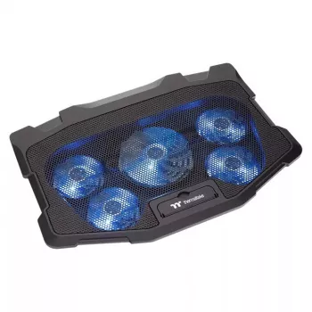 Aušinimo stovas nešiojamam kompiuteriui Thermaltake Massive 12 Max 43,2 cm 5 ventiliatoriai Juodas