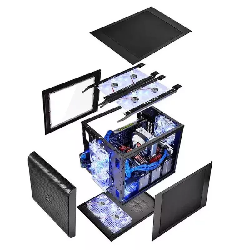 PC korpusas Thermaltake Core V21 Cube Black