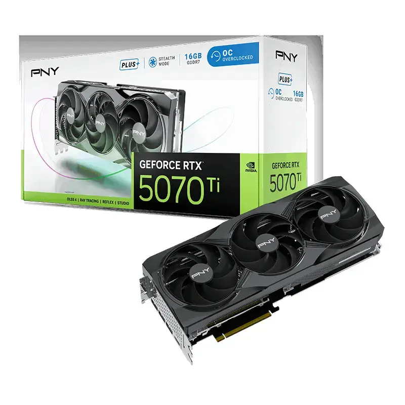 Vaizdo plokštė PNY GeForce RTX 5070 Ti 16GB GDDR7