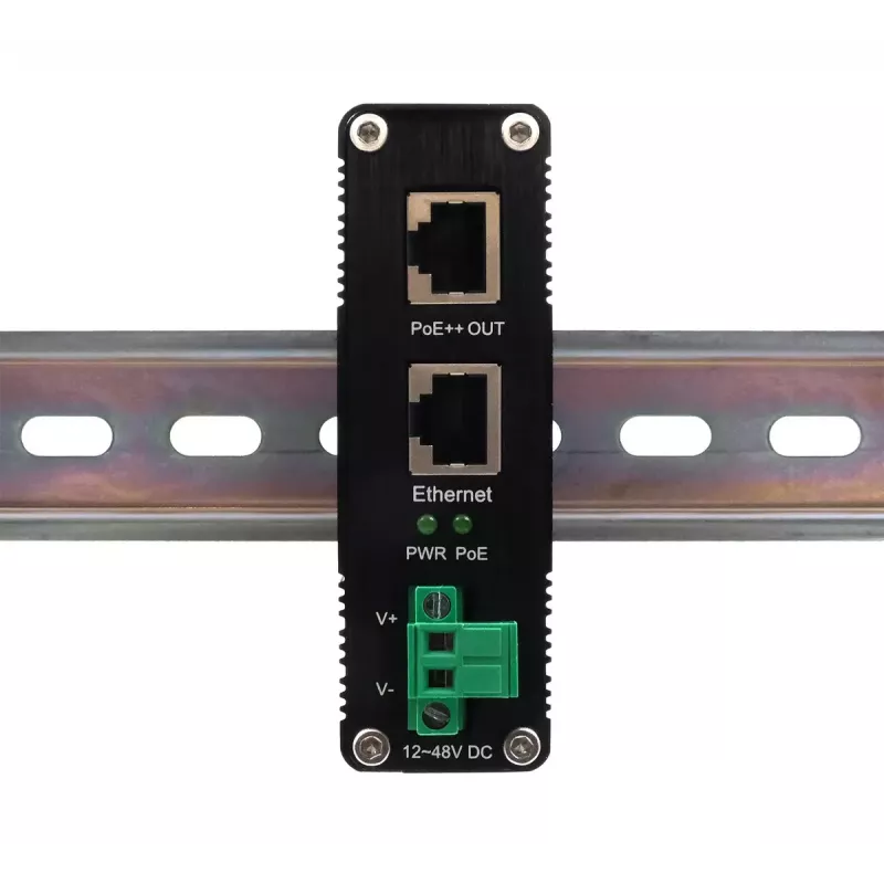 EXSYS PoE++ Gigabit Injector 90W -40°C iki +80°C