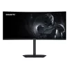 GIGABYTE GS34WQCA 34 colių WQHD lenktas žaidimų monitorius - 3440 x 1440, 1500R, 120 Hz, 1 ms, 300 cd/m², FreeSync Premium, HDR Ready, HDMI 2.0, DisplayPort 1.4