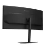 GIGABYTE GS34WQCA 34 colių WQHD lenktas žaidimų monitorius - 3440 x 1440, 1500R, 120 Hz, 1 ms, 300 cd/m², FreeSync Premium, HDR Ready, HDMI 2.0, DisplayPort 1.4