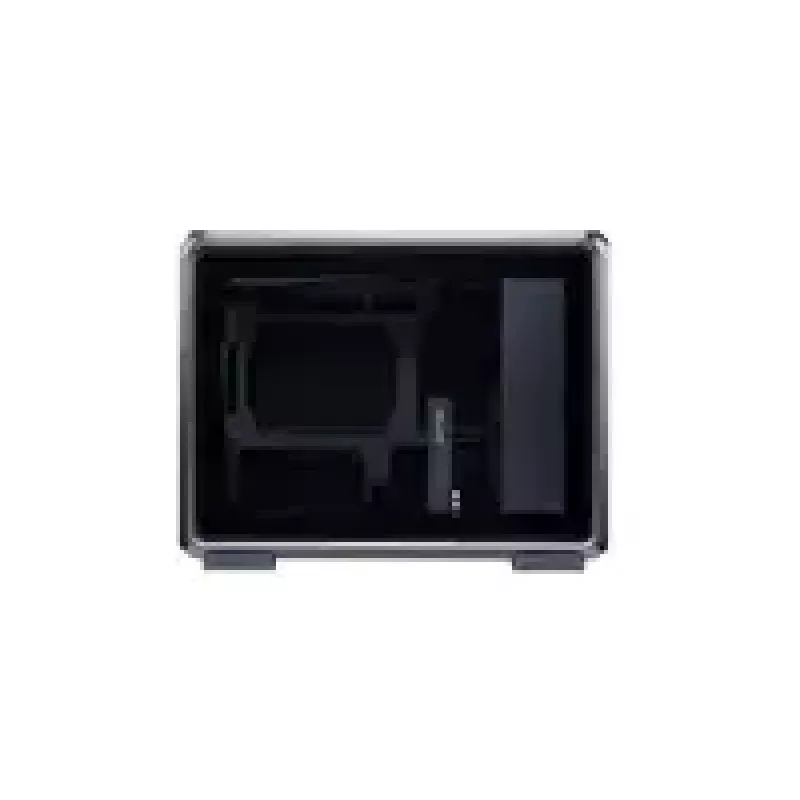 Kompiuterio korpusas Cooler Master MasterFrame 400 Mesh Black mATX su permatomu šoniniu dangteliu ir 1x 120mm ARGB ventiliatoriumi