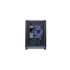 Kompiuterio korpusas Cooler Master MasterFrame 400 Mesh Black mATX su permatomu šoniniu dangteliu ir 1x 120mm ARGB ventiliatoriumi